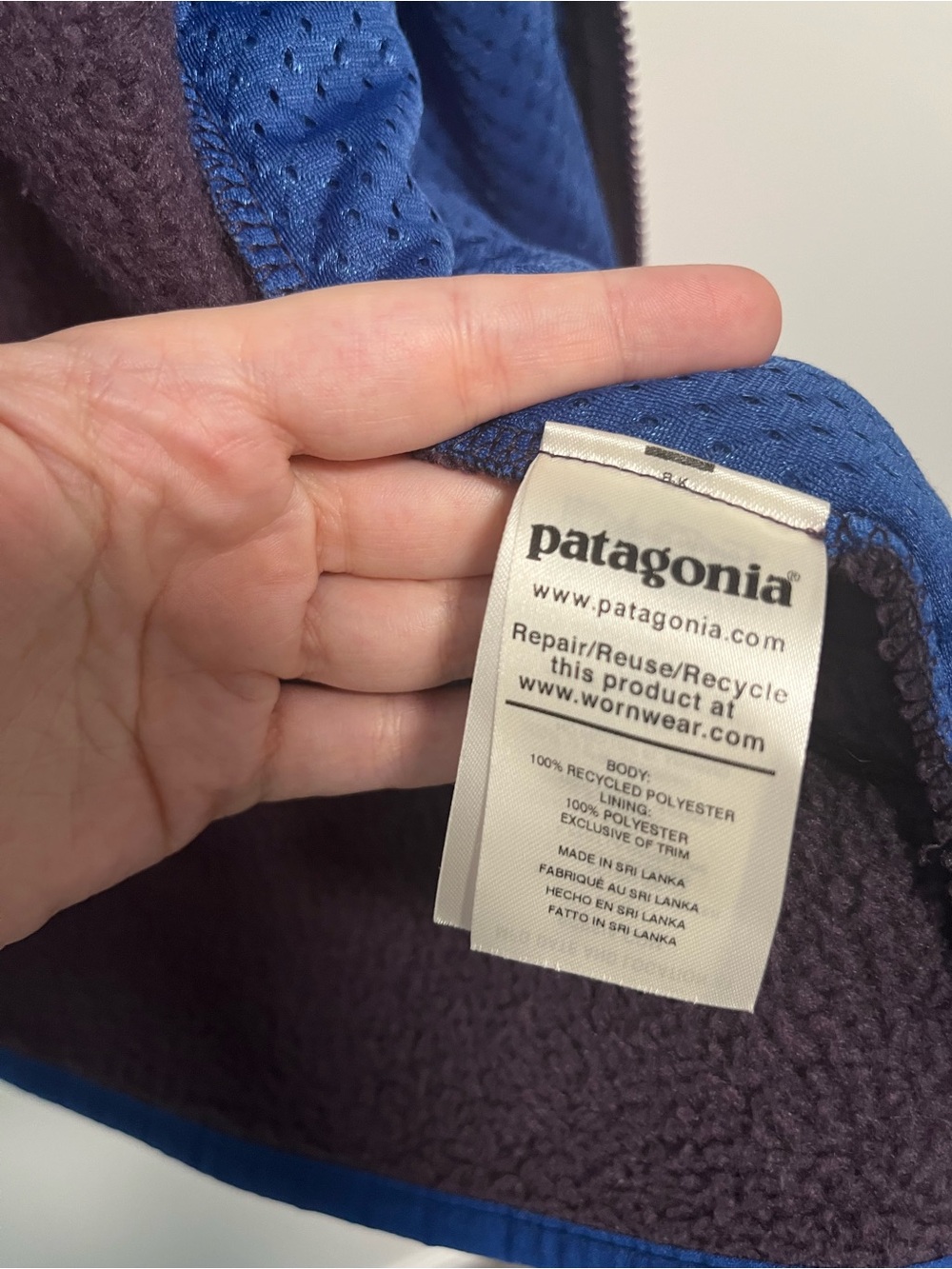 Patagonia Retro Deep Pile Fleece Full Zip Vest Mens Fits Like XXL - Picture 7 of 10